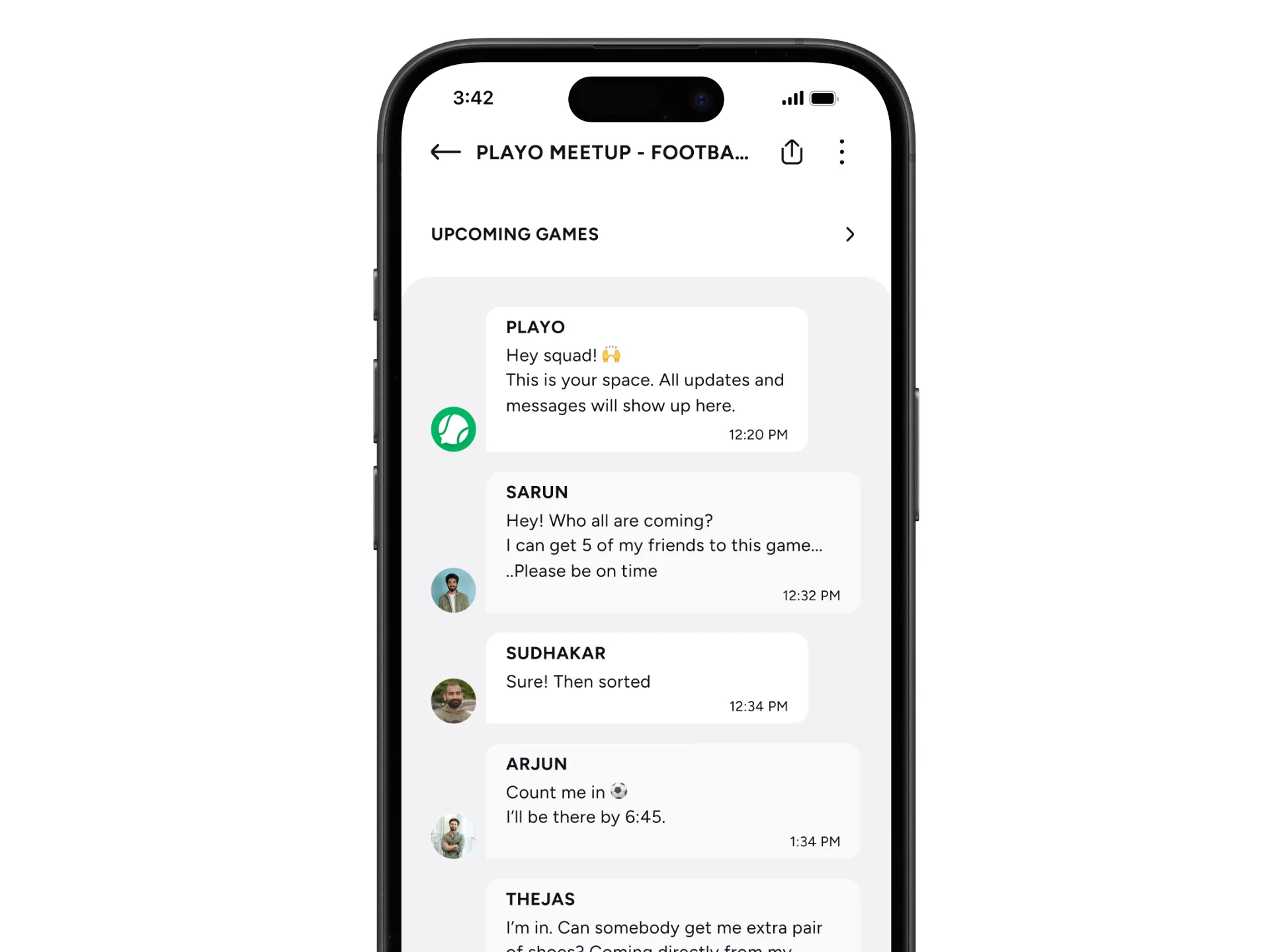 Squad Chat — the community stays connected between games